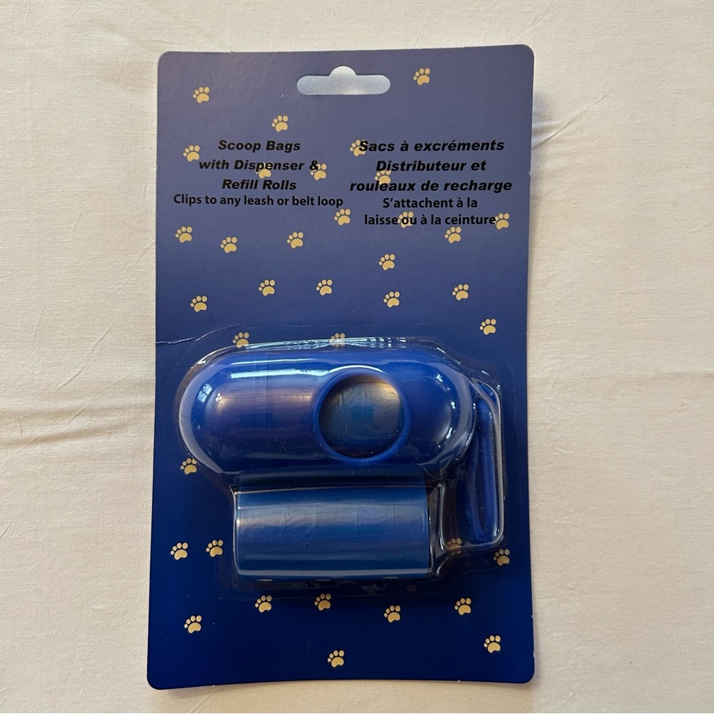 🐕‍🦺3 for $20 - Blue Pet Waste Bag Dispenser with Refill Rolls